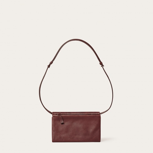 Shuk torebka S, ciemny brąz #258